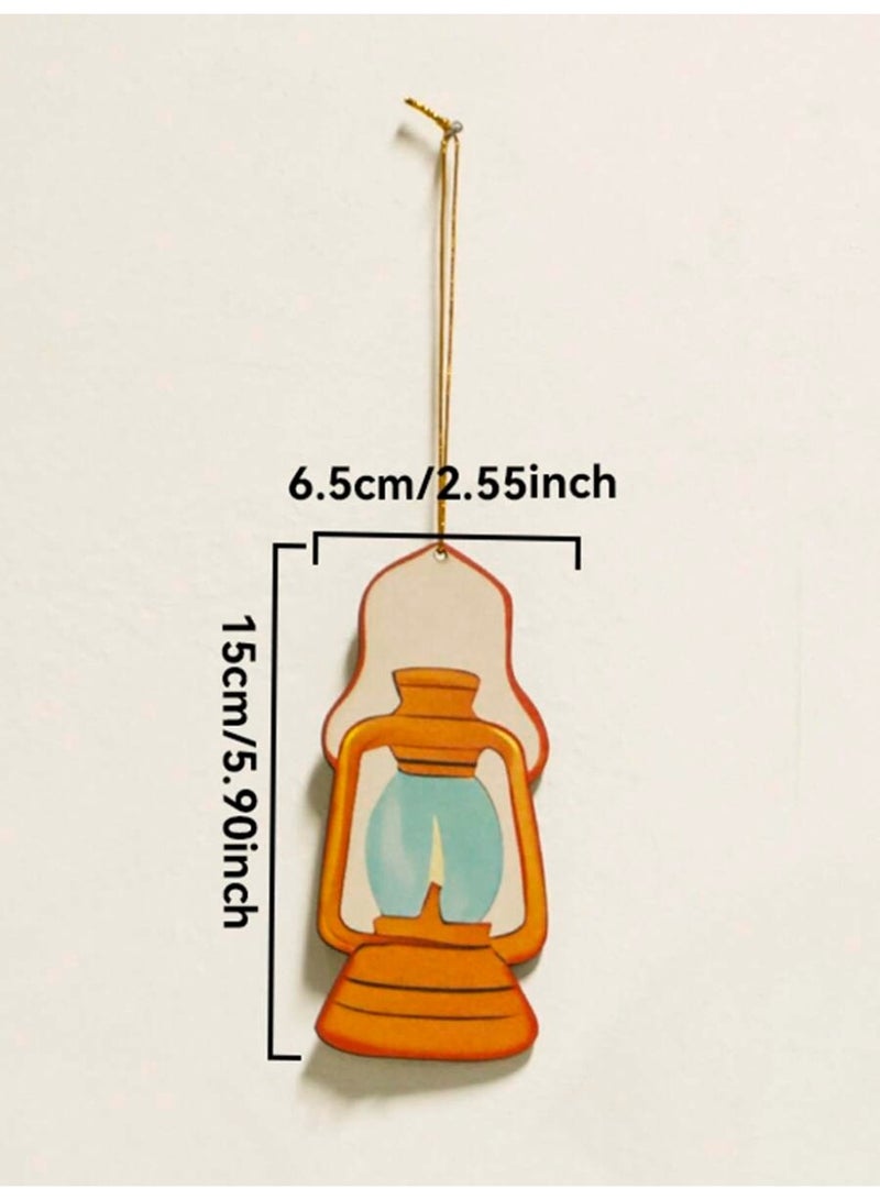 Ramadan Hanging Moon & Lantern Wall Decor Set – Islamic Home Decoration - Image 4